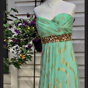 Grecian prom dress